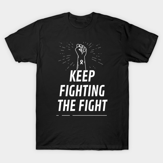 Keep Fighting T-Shirt by CoreDJ Sherman